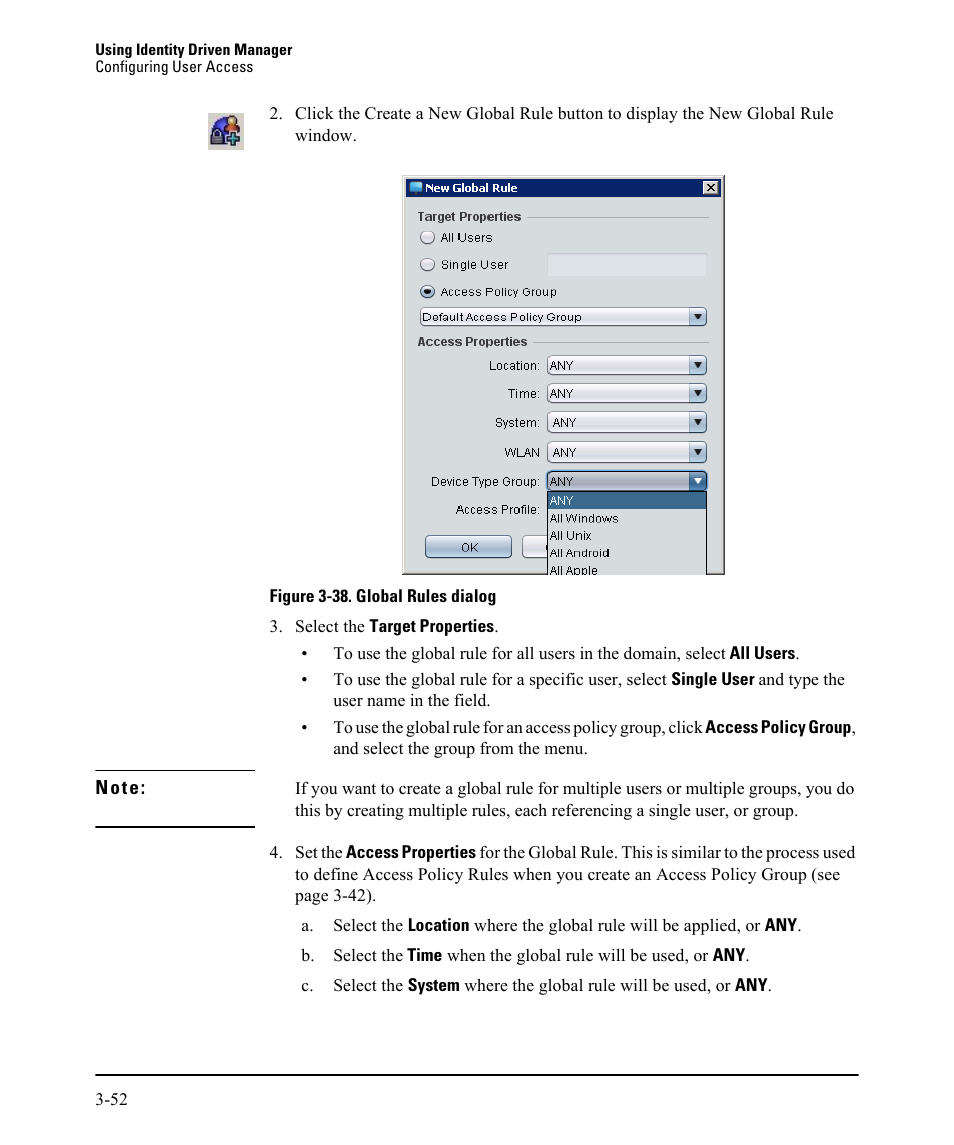 HP Identity Driven Manager Software Series User Manual | Page 116 / 230