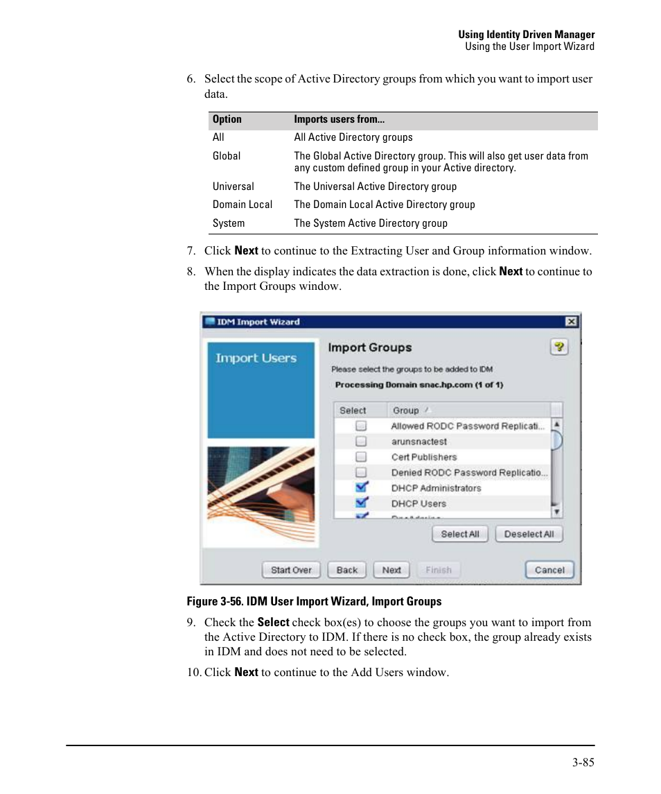 HP Identity Driven Manager Software Series User Manual | Page 149 / 230