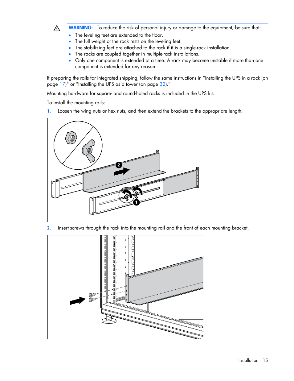 HP Tower Uninterruptible Power System User Manual | Page 15 / 80