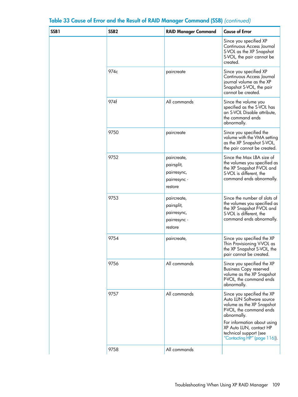 HP StorageWorks XP Remote Web Console Software User Manual | Page 109 / 122