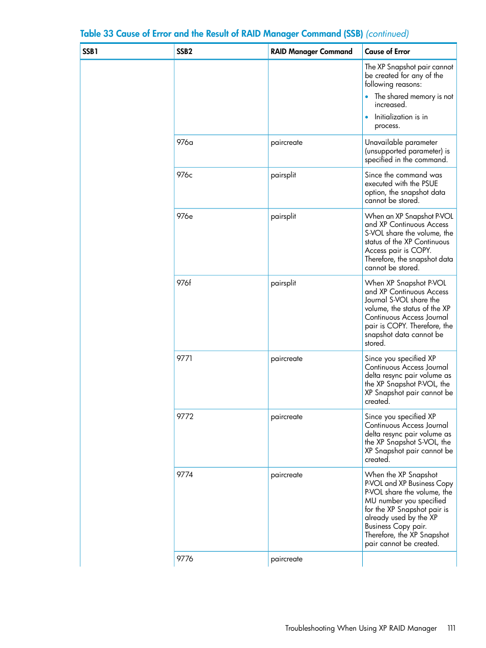 HP StorageWorks XP Remote Web Console Software User Manual | Page 111 / 122