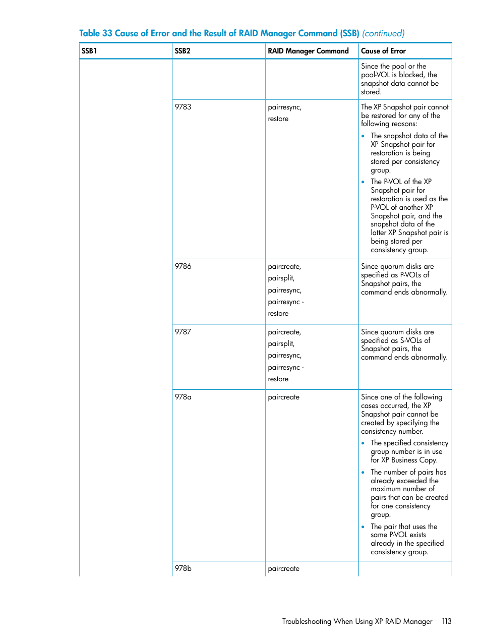 HP StorageWorks XP Remote Web Console Software User Manual | Page 113 / 122