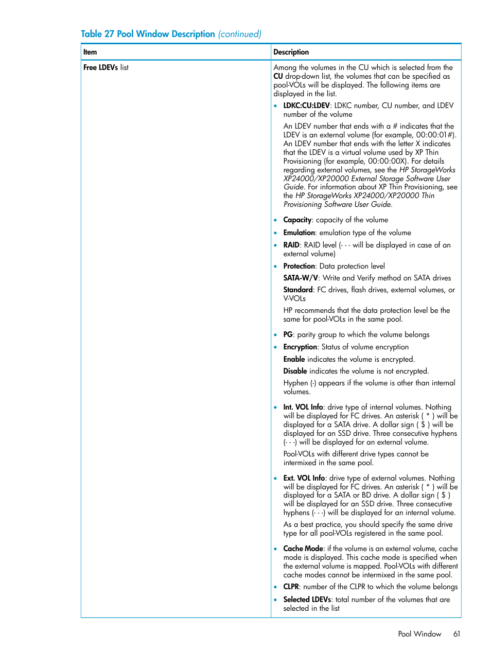 HP StorageWorks XP Remote Web Console Software User Manual | Page 61 / 122