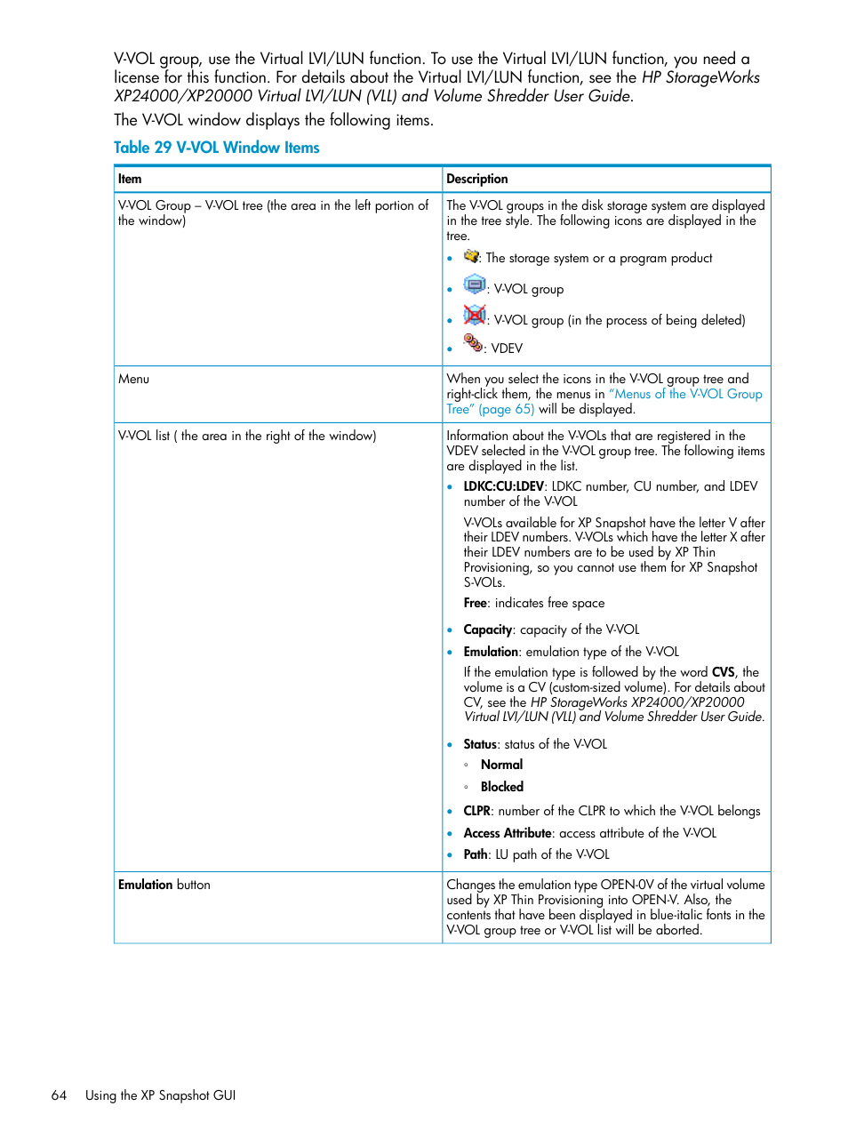 HP StorageWorks XP Remote Web Console Software User Manual | Page 64 / 122
