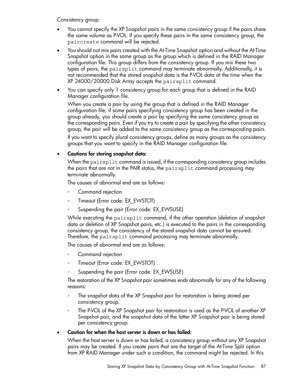 HP StorageWorks XP Remote Web Console Software User Manual | Page 87 / 122