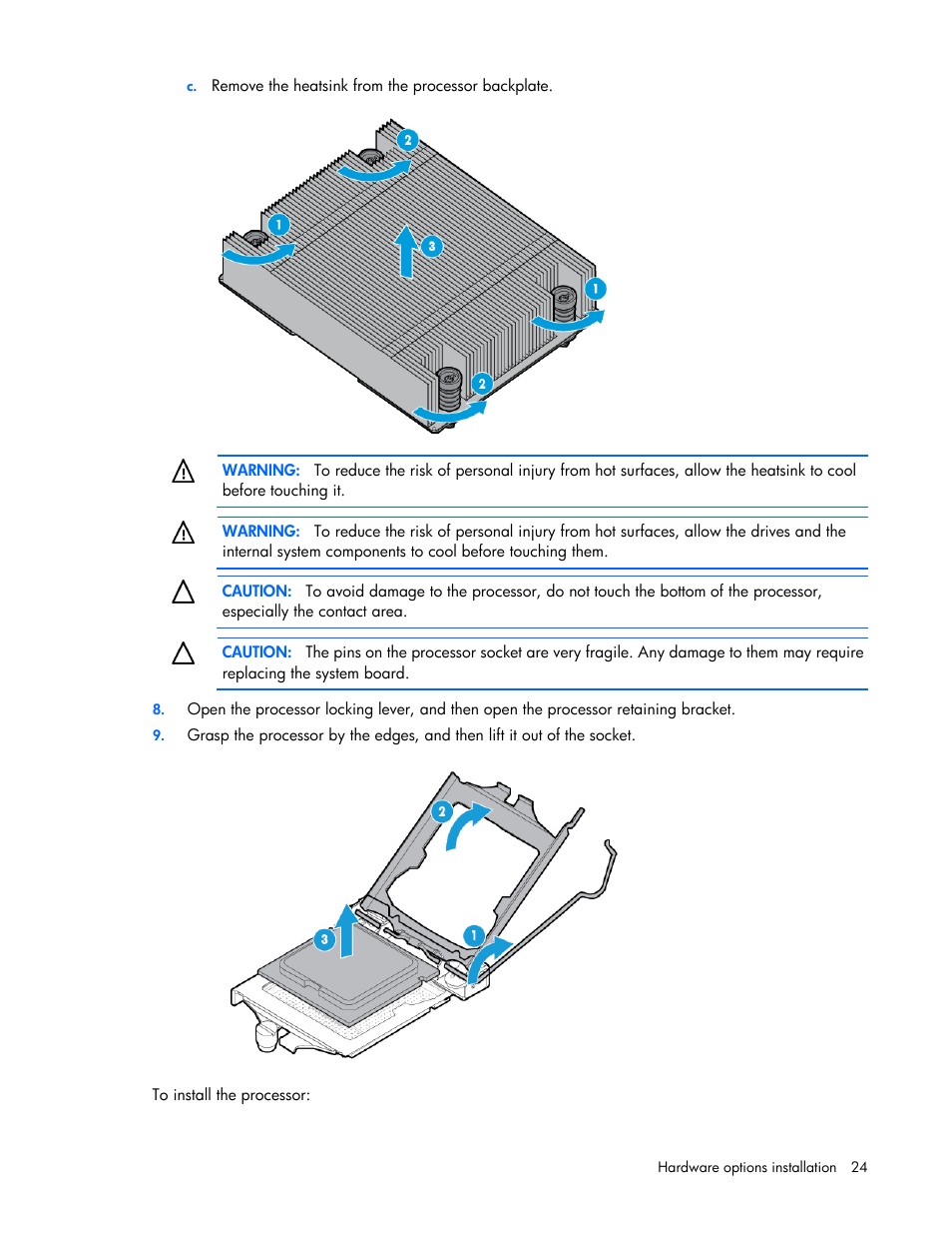 HP ProLiant XL220a Gen8 v2-Server User Manual | Page 24 / 74