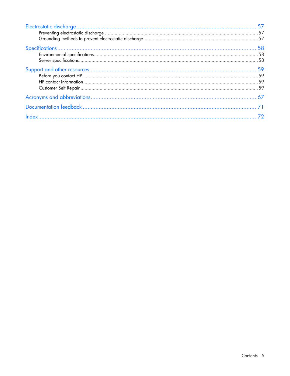 HP ProLiant XL220a Gen8 v2-Server User Manual | Page 5 / 74