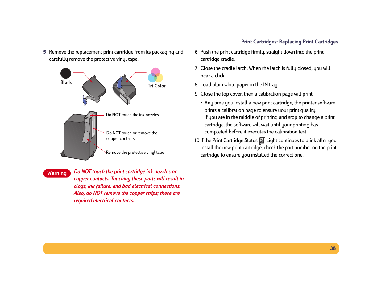HP Deskjet 990cxi Printer User Manual | Page 38 / 85