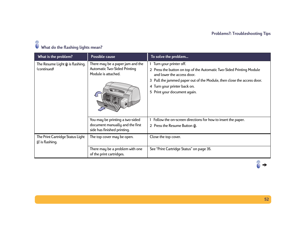 HP Deskjet 990cxi Printer User Manual | Page 52 / 85