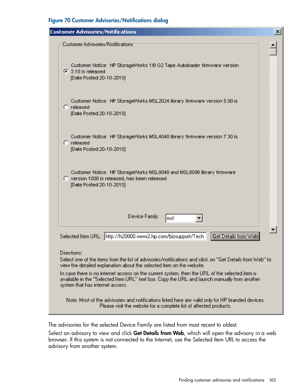 HP StoreEver TapeAssure Software User Manual | Page 165 / 213