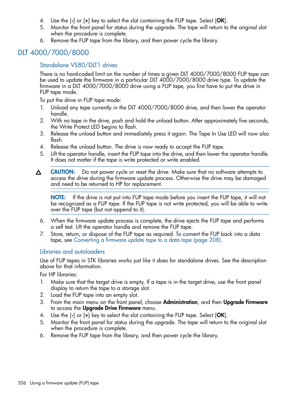 Dlt 4000/7000/8000 | HP StoreEver TapeAssure Software User Manual | Page 206 / 213