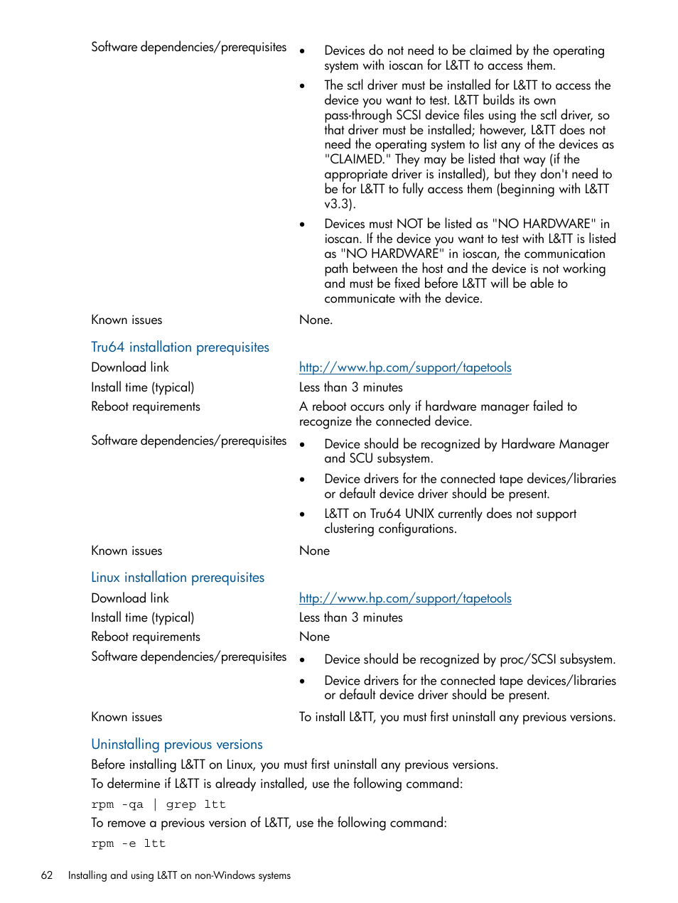 HP StoreEver TapeAssure Software User Manual | Page 62 / 213
