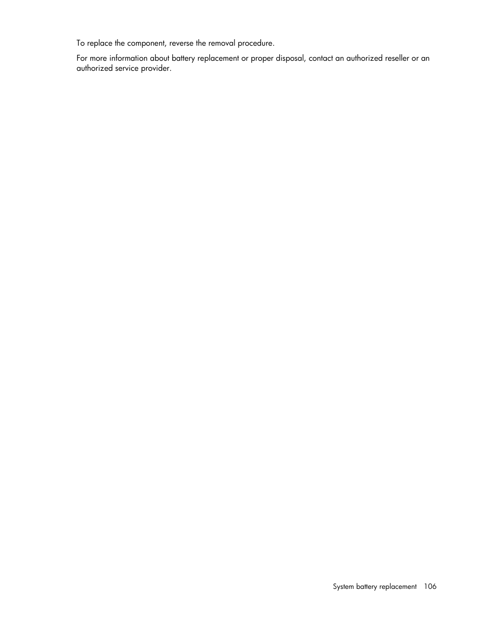 HP ProLiant ML350e Gen8 v2-Server User Manual | Page 106 / 129