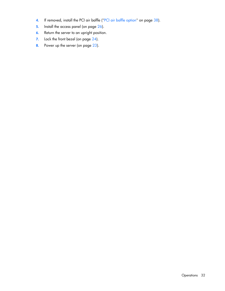 HP ProLiant ML350e Gen8 v2-Server User Manual | Page 32 / 129