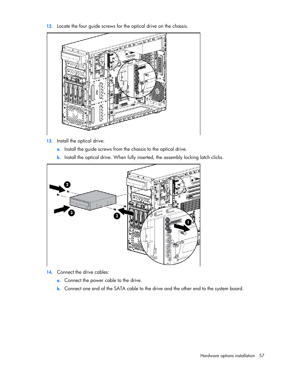 HP ProLiant ML350e Gen8 v2-Server User Manual | Page 57 / 129