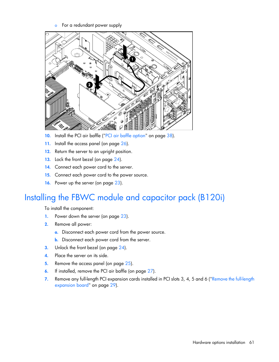 HP ProLiant ML350e Gen8 v2-Server User Manual | Page 61 / 129