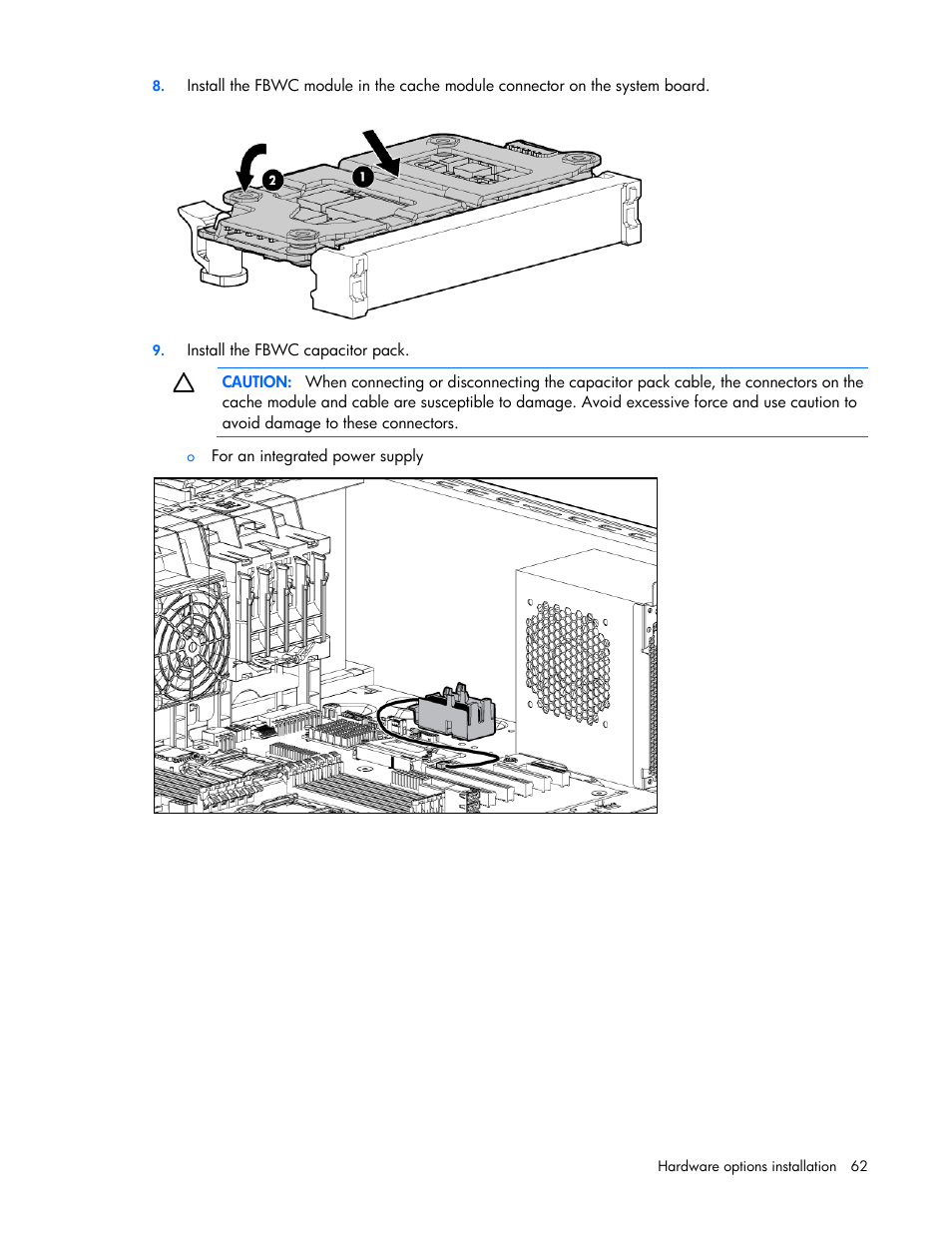 HP ProLiant ML350e Gen8 v2-Server User Manual | Page 62 / 129