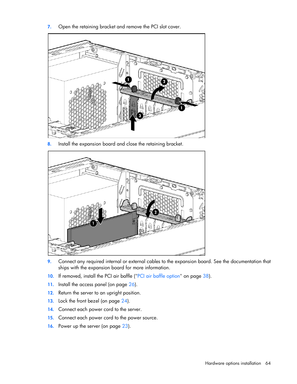 HP ProLiant ML350e Gen8 v2-Server User Manual | Page 64 / 129