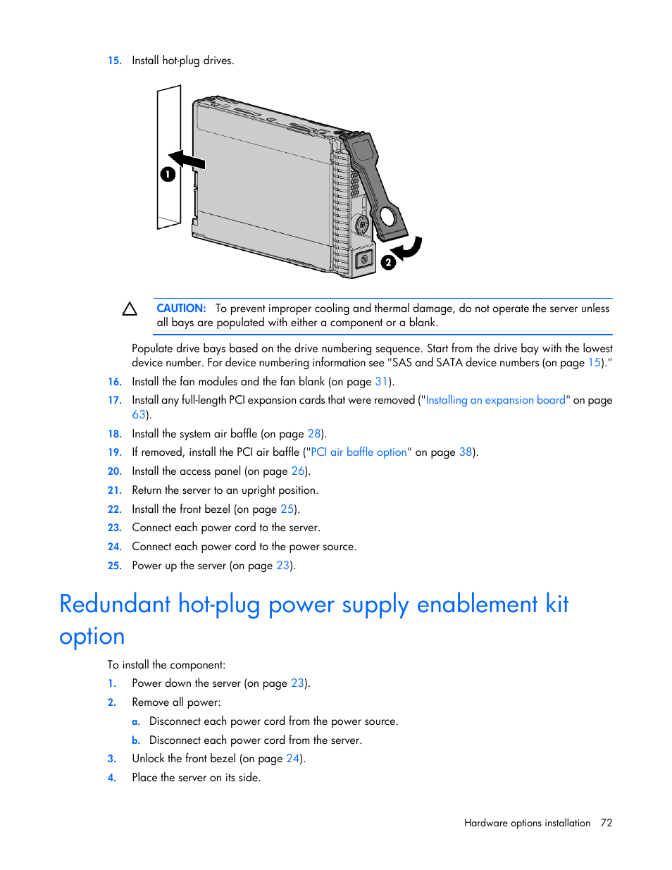 HP ProLiant ML350e Gen8 v2-Server User Manual | Page 72 / 129