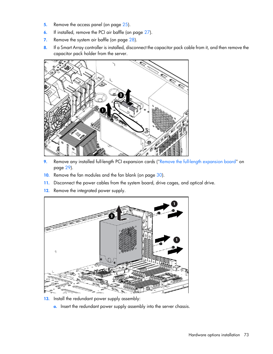 HP ProLiant ML350e Gen8 v2-Server User Manual | Page 73 / 129