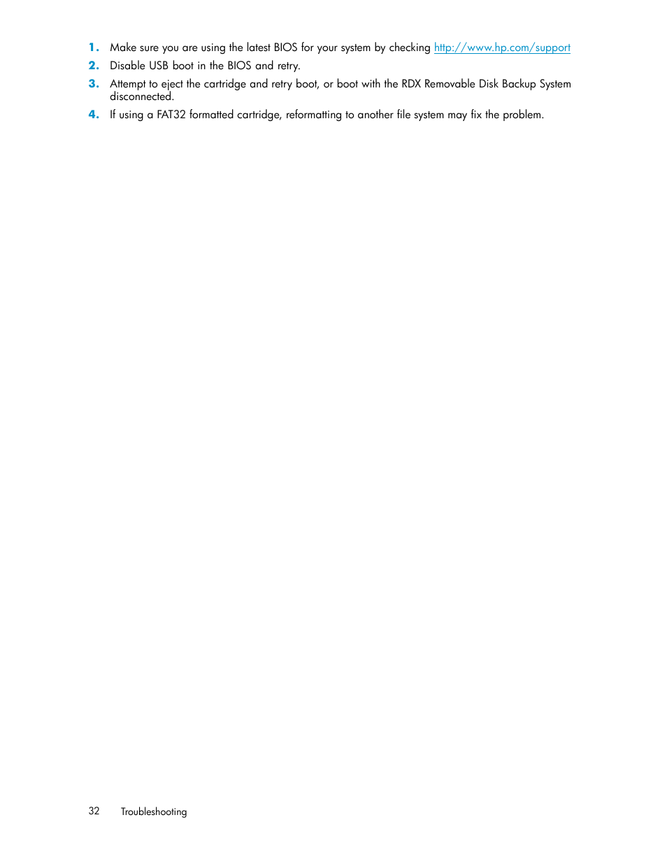 HP RDX Removable Disk Backup System User Manual | Page 32 / 38
