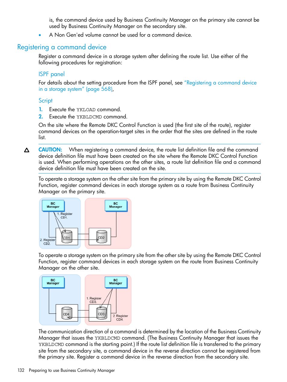 Registering a command device | HP XP P9500 Storage User Manual | Page 132 / 701