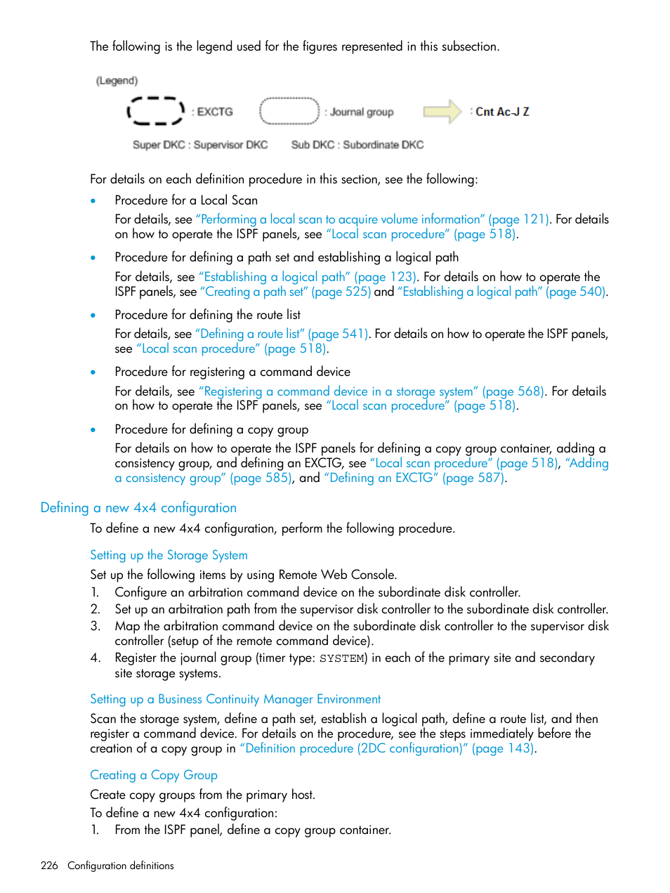 Defining a new 4x4 configuration | HP XP P9500 Storage User Manual | Page 226 / 701