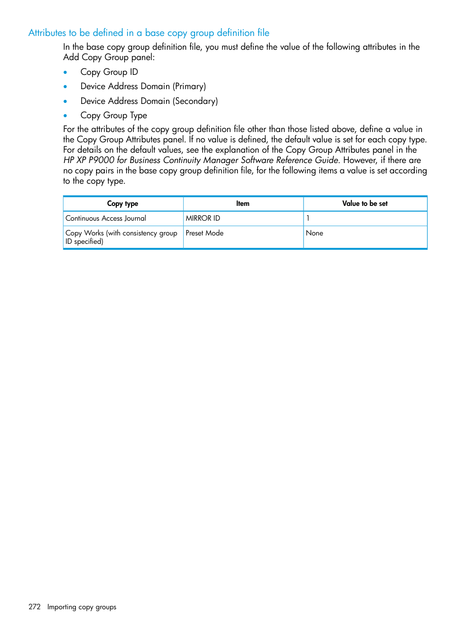 HP XP P9500 Storage User Manual | Page 272 / 701