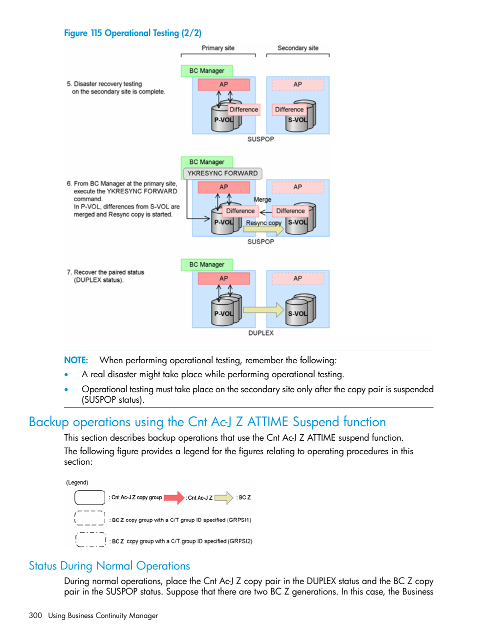 Status during normal operations | HP XP P9500 Storage User Manual | Page 300 / 701