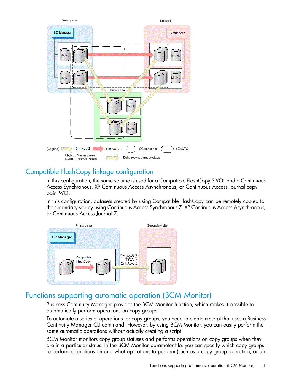 Compatible flashcopy linkage configuration | HP XP P9500 Storage User Manual | Page 41 / 701