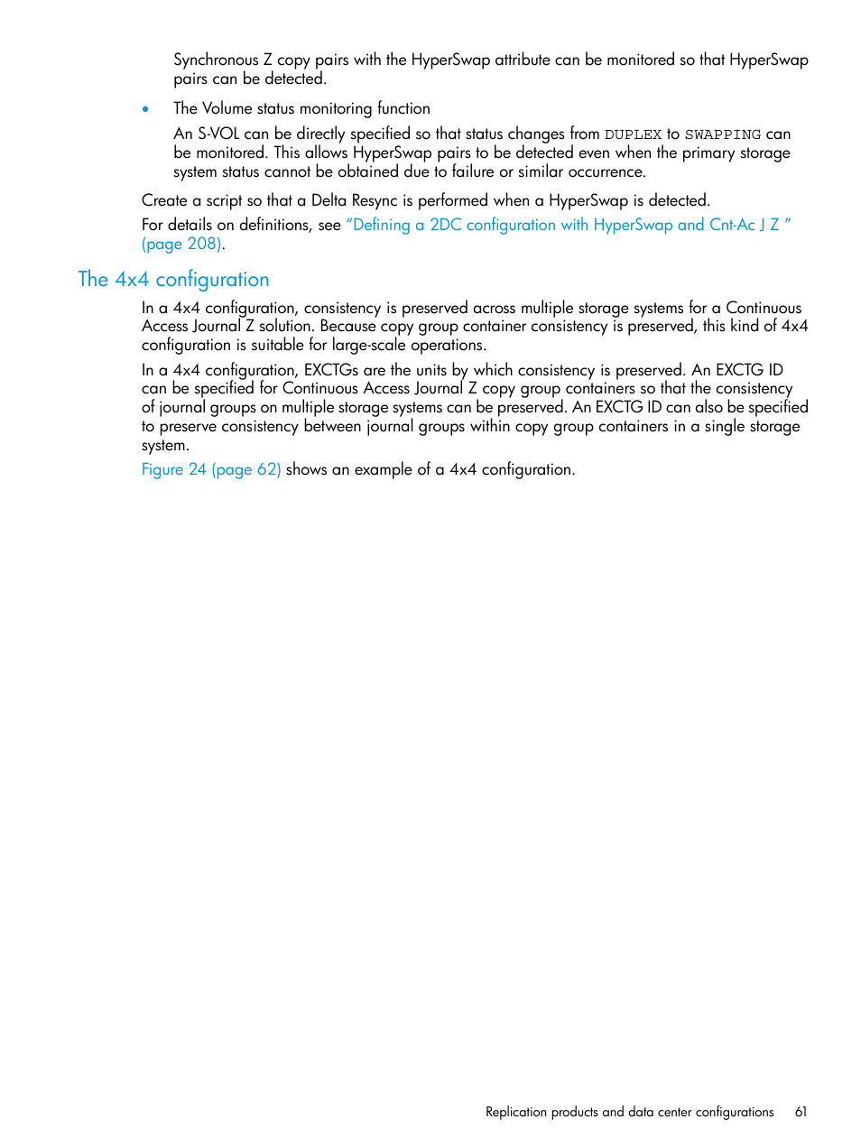 The 4x4 configuration | HP XP P9500 Storage User Manual | Page 61 / 701