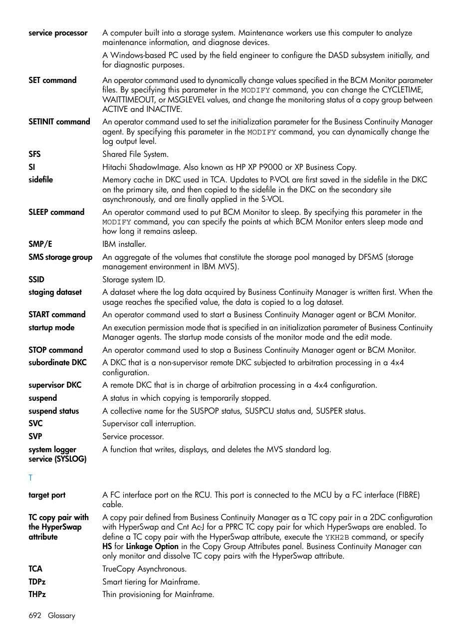 HP XP P9500 Storage User Manual | Page 692 / 701