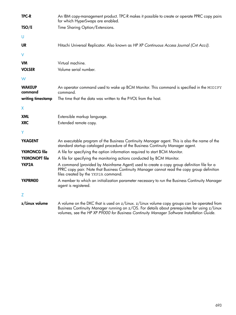 HP XP P9500 Storage User Manual | Page 693 / 701