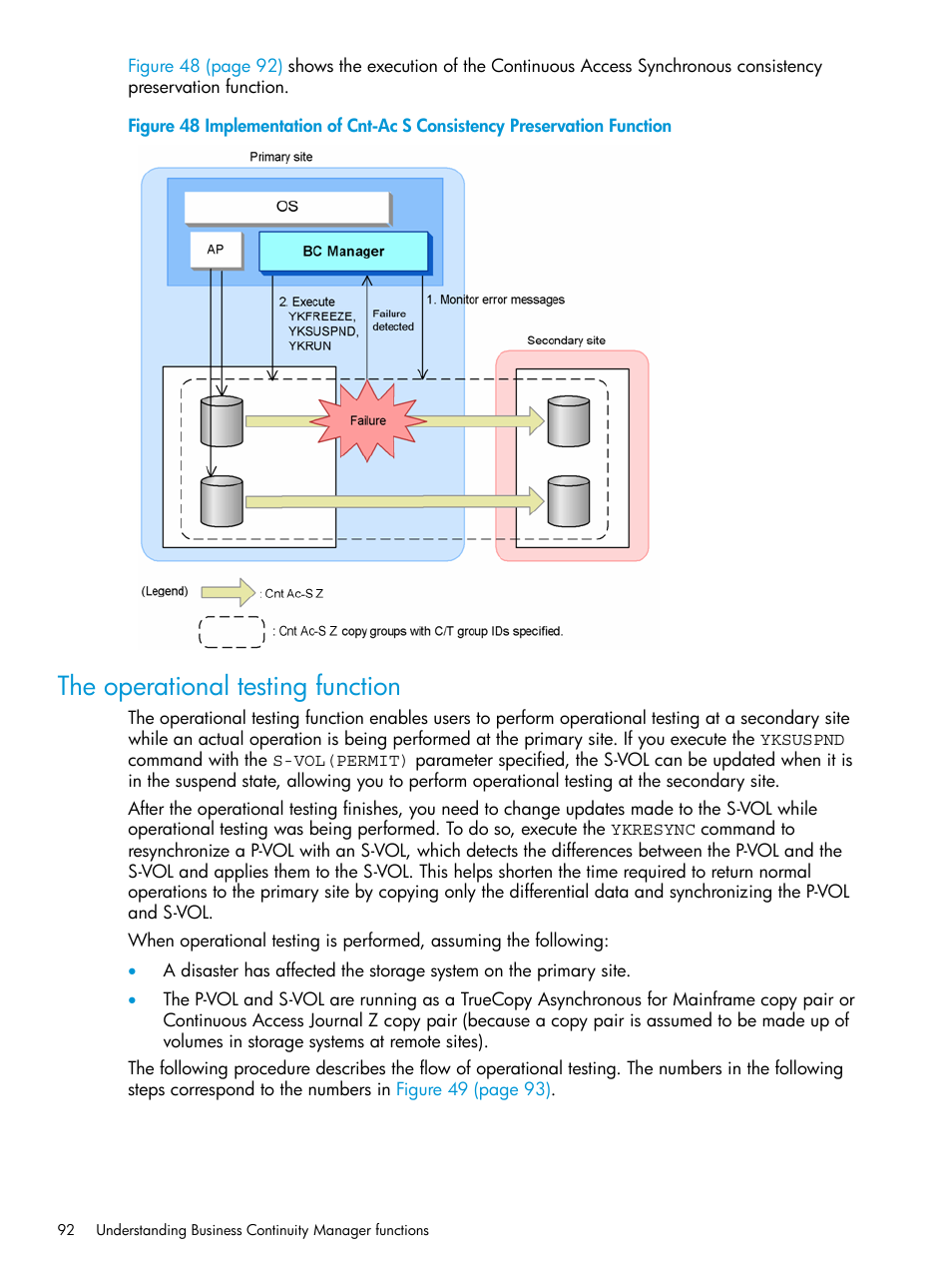 The operational testing function | HP XP P9500 Storage User Manual | Page 92 / 701