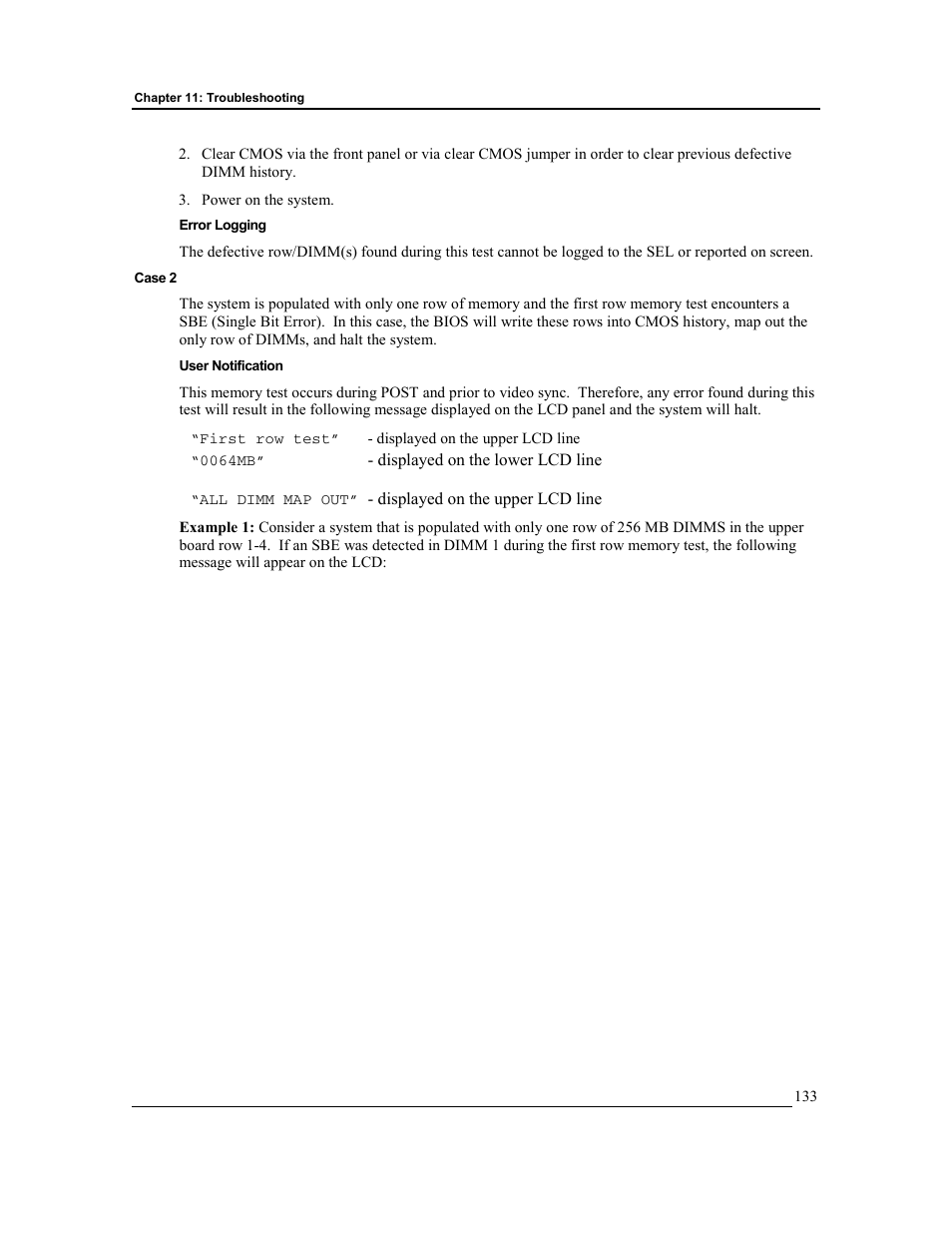Error logging, Case 2, User notification | HP Integrity rx4610 Server User Manual | Page 140 / 201