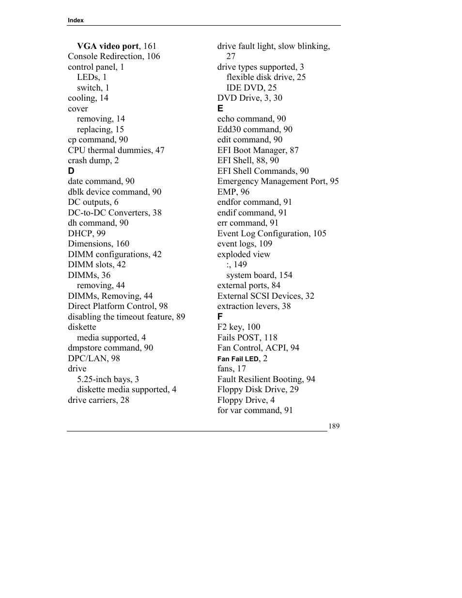 HP Integrity rx4610 Server User Manual | Page 196 / 201