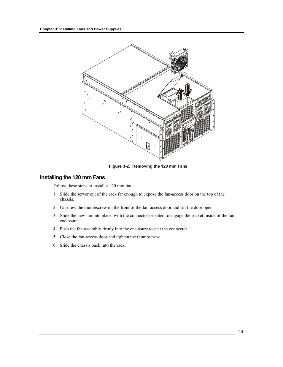 Installing the 120 mm fans | HP Integrity rx4610 Server User Manual | Page 27 / 201