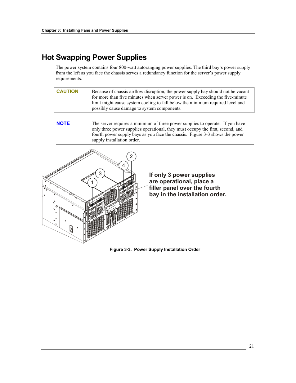 Hot swapping power supplies | HP Integrity rx4610 Server User Manual | Page 28 / 201