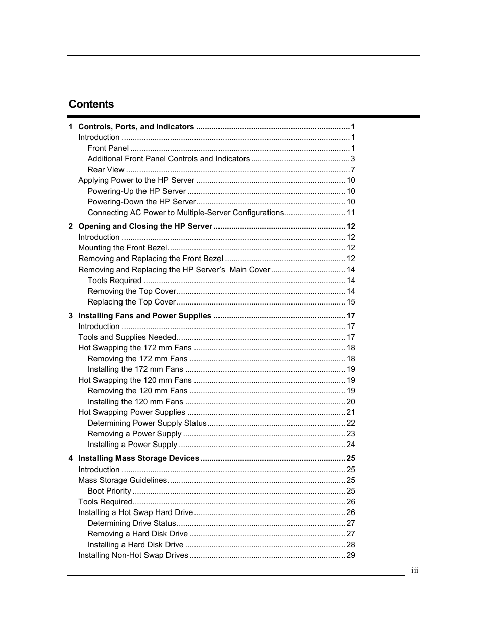 HP Integrity rx4610 Server User Manual | Page 3 / 201