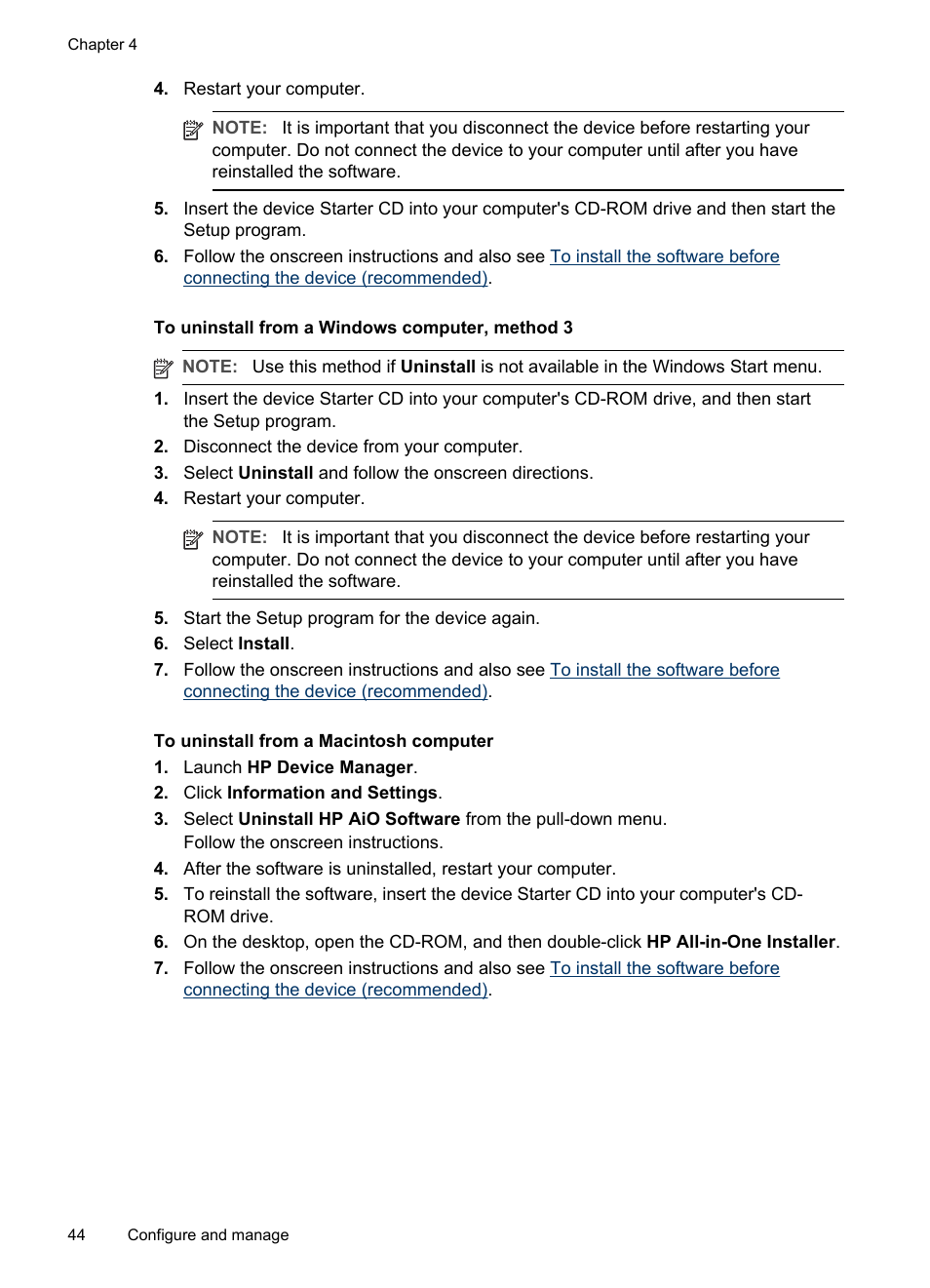 HP Officejet Pro K5400 Printer User Manual | Page 48 / 103