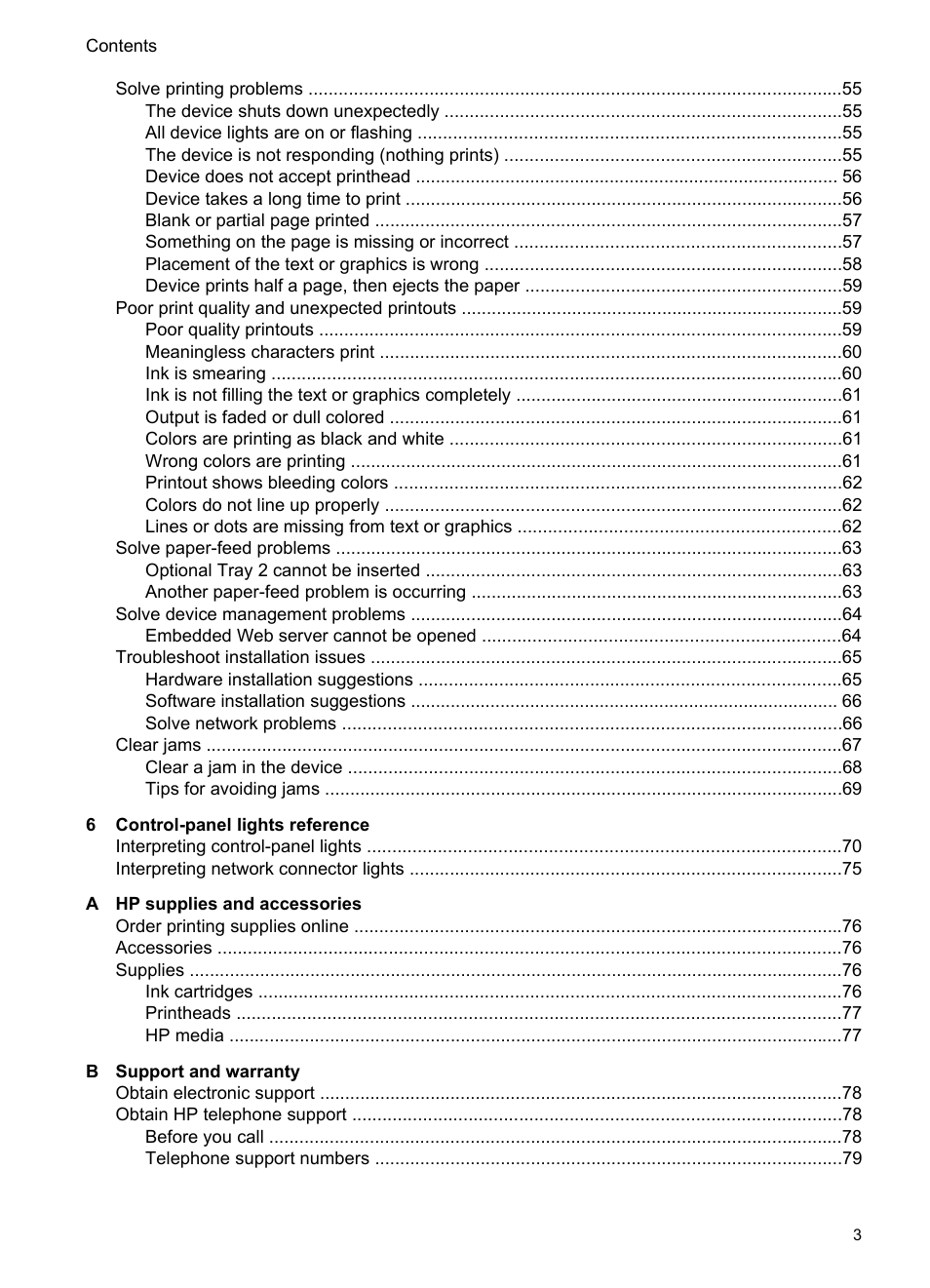 HP Officejet Pro K5400 Printer User Manual | Page 7 / 103