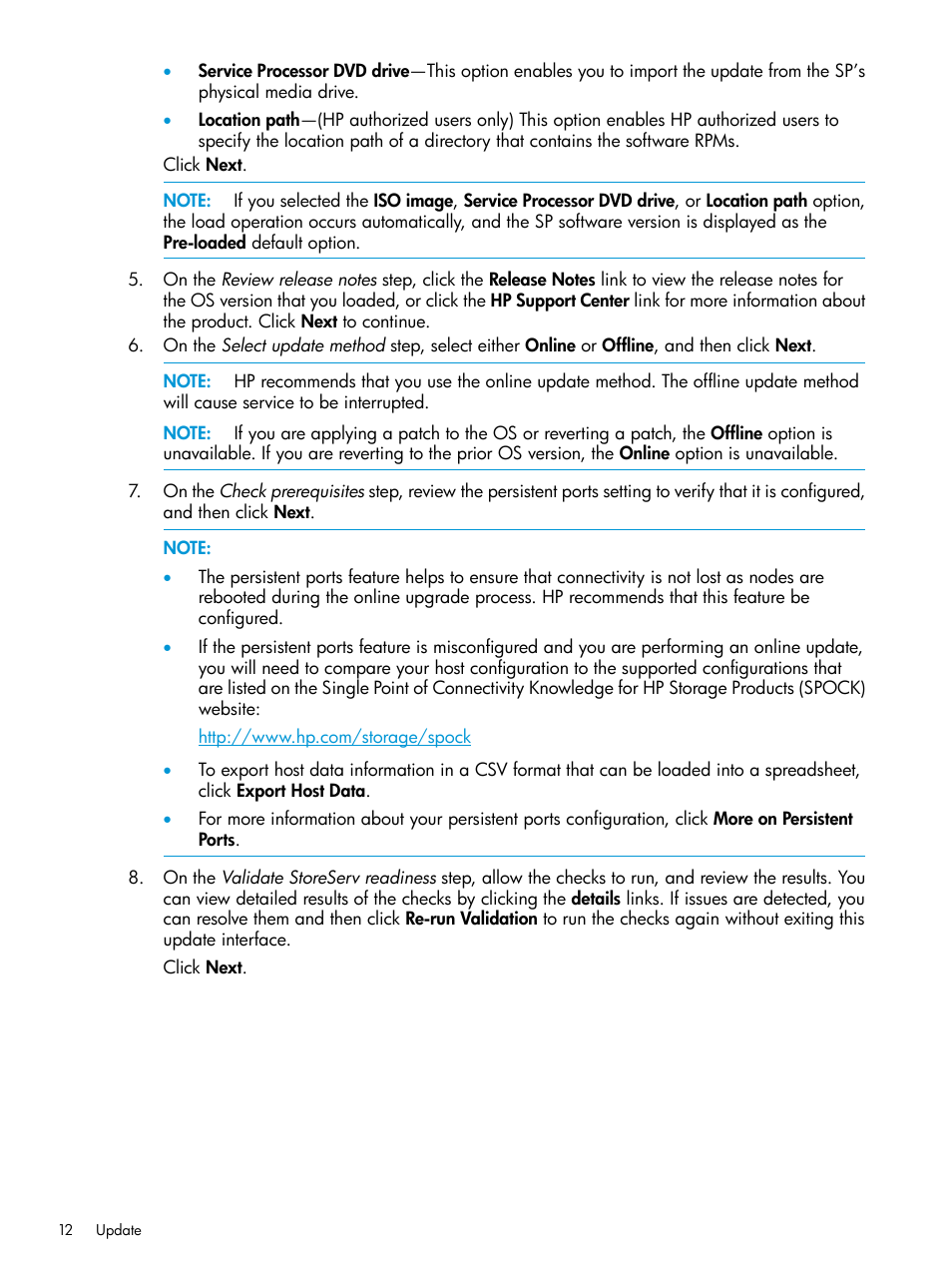 HP 3PAR Service Processors User Manual | Page 12 / 39