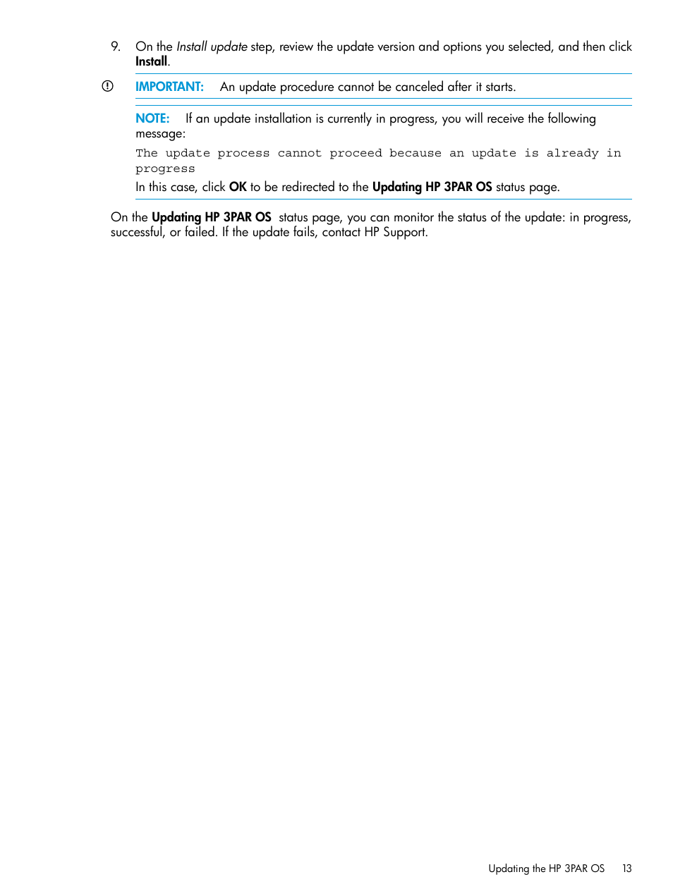 HP 3PAR Service Processors User Manual | Page 13 / 39