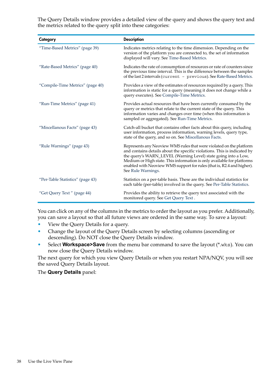 HP Neoview Release 2.4 Software User Manual | Page 38 / 94