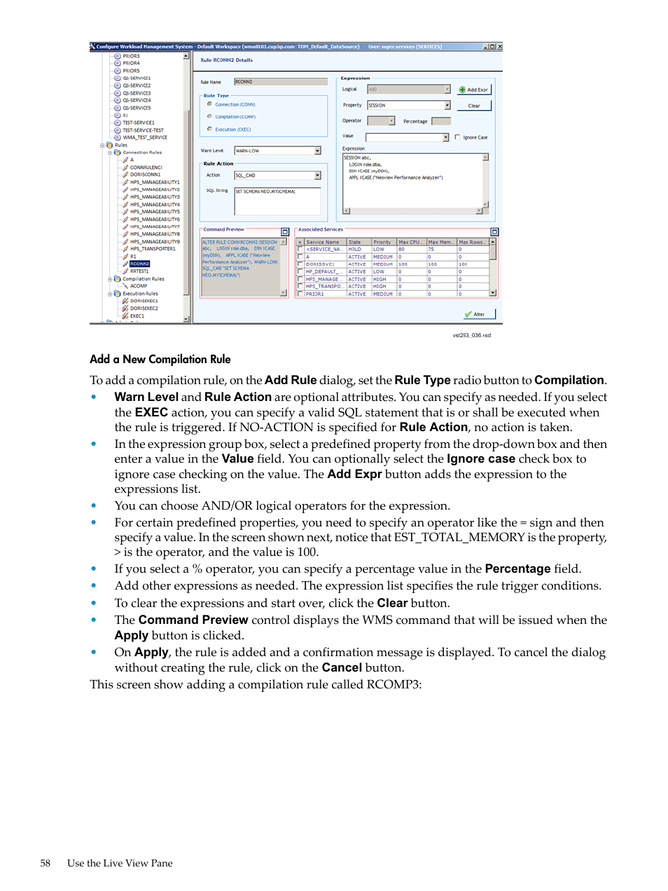 Add a new compilation rule | HP Neoview Release 2.4 Software User Manual | Page 58 / 94