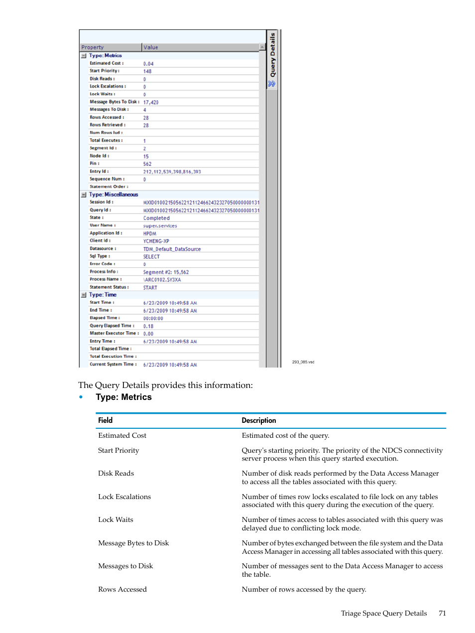 HP Neoview Release 2.4 Software User Manual | Page 71 / 94