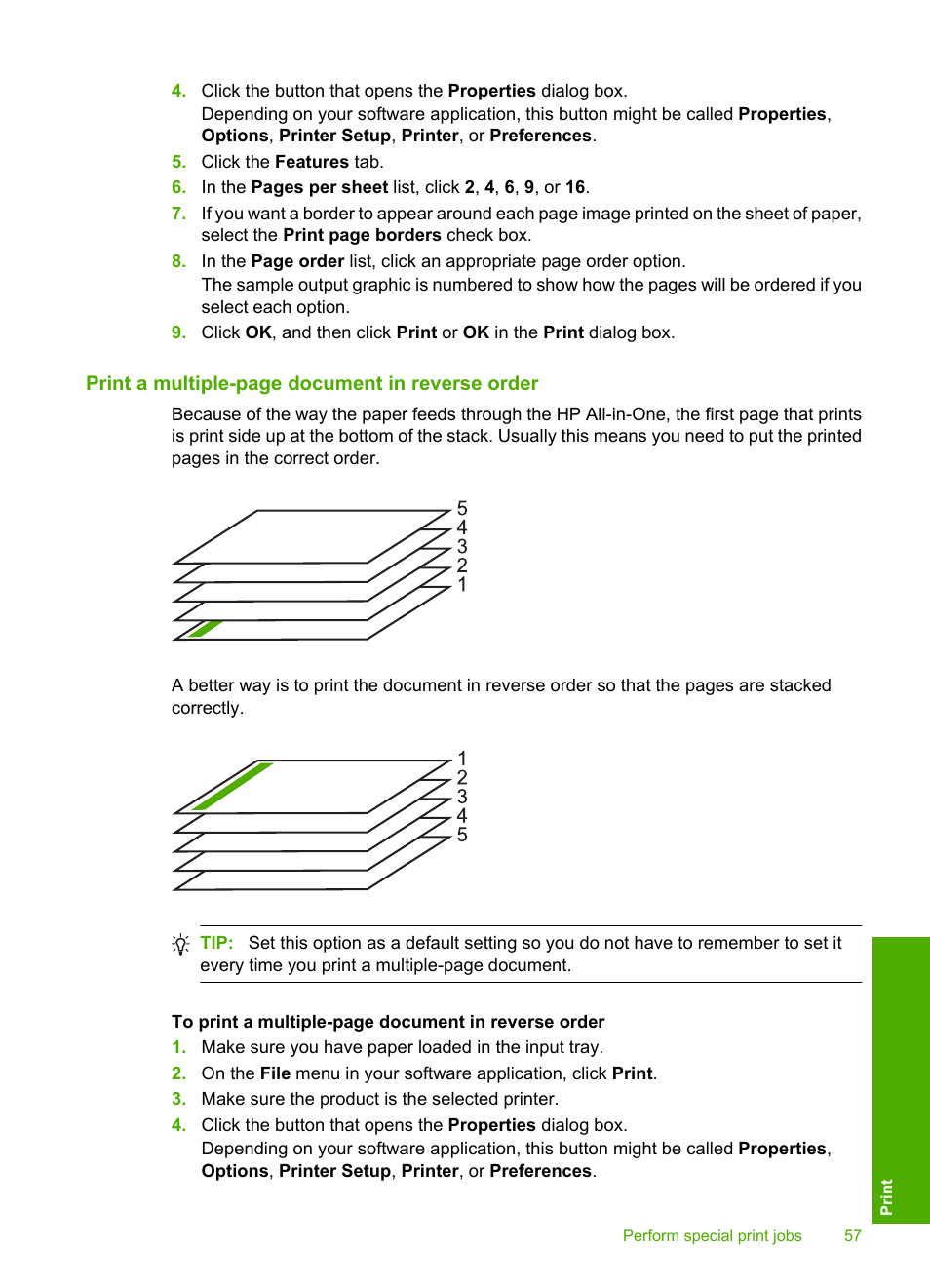 HP Photosmart C4580 All-in-One Printer User Manual | Page 60 / 261