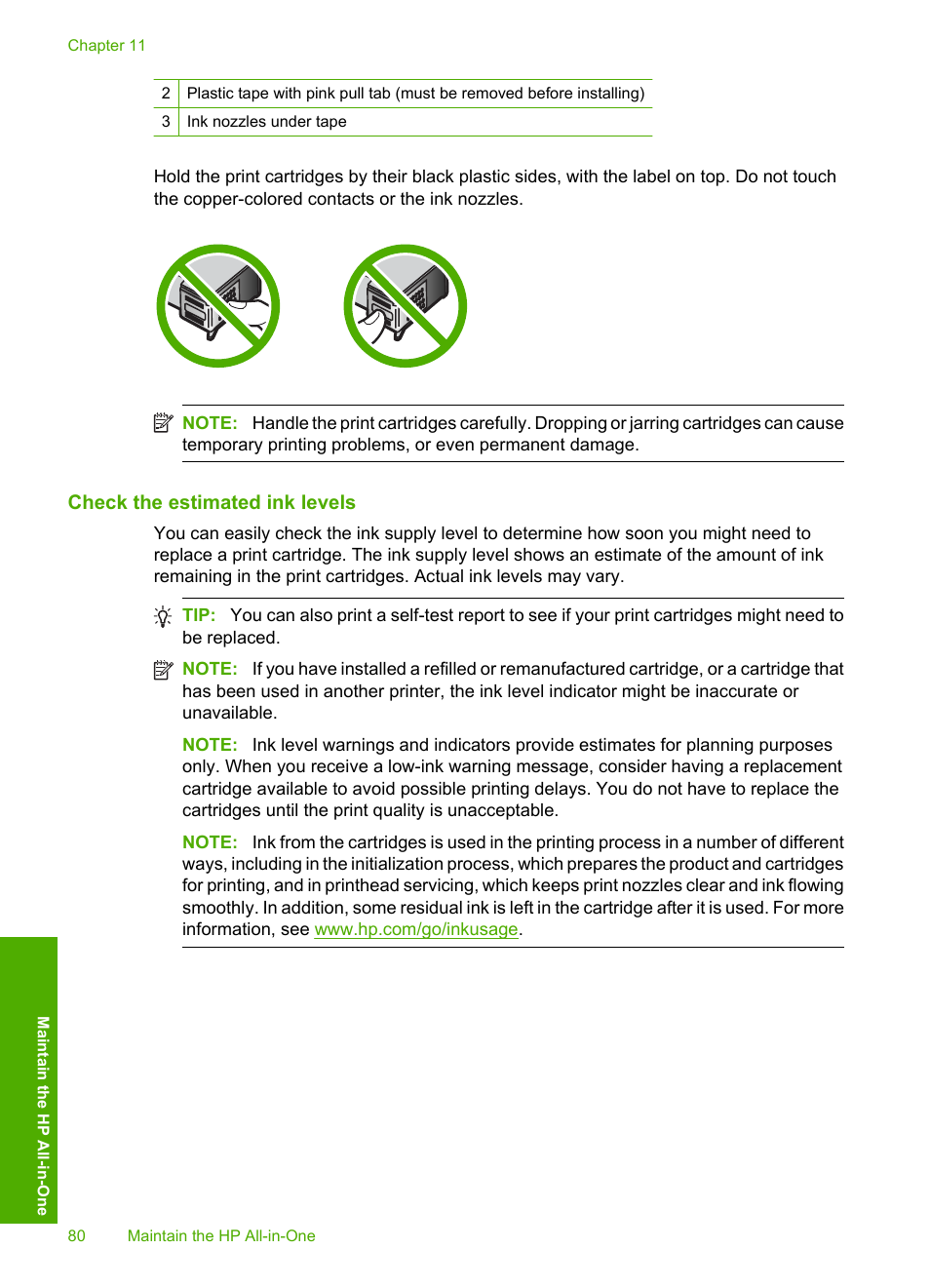 Check the estimated ink levels | HP Photosmart C4580 All-in-One Printer User Manual | Page 83 / 261