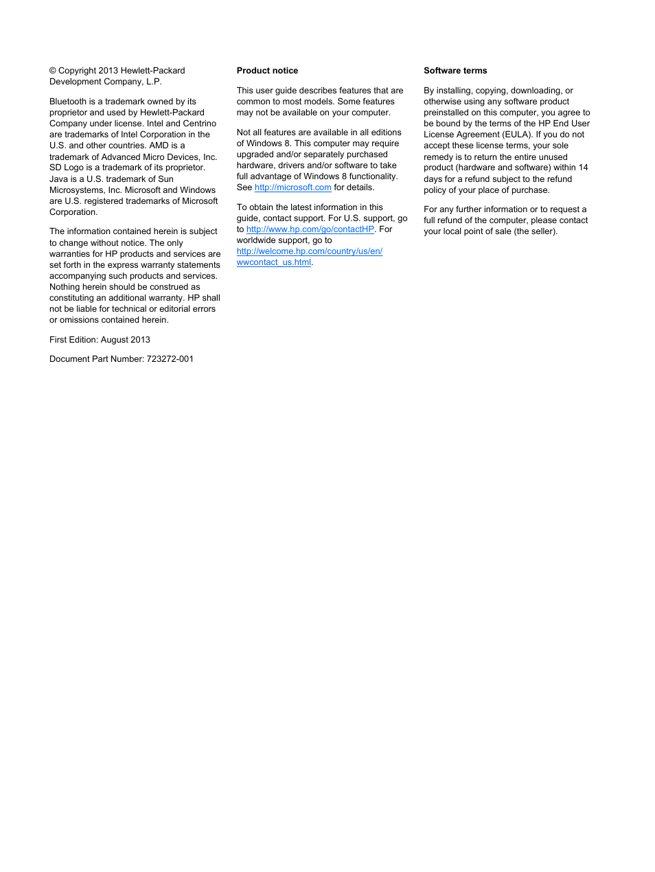 HP ZBook 17 Mobile Workstation User Manual | Page 2 / 111