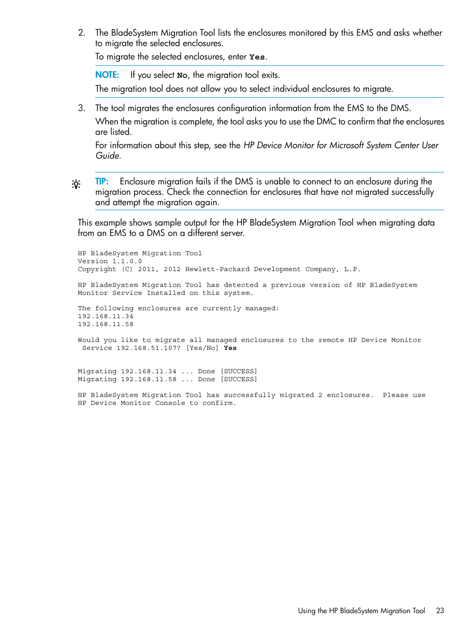 HP OneView for Microsoft System Center User Manual | Page 23 / 28